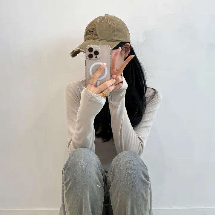 [🧢+팔찌+안경+캡가드증정❤/묶음할인✨] 캐피튜드 빈티지 리퍼 이파워 프리젠츠 볼캡 - 연예인핏 데일리 남녀공용 소두핏 레트로 소두핏 대두커버 연예인 아이돌 사계절 커플 모자 상세 이미지 122