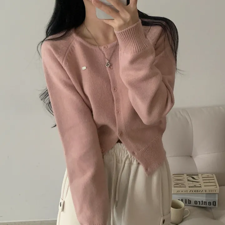 [후기보장🤍/Wool] 에버닌 펜던트 니트 가디건 - 7color 상세 이미지 7