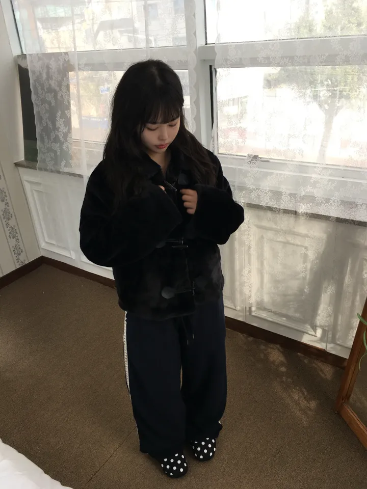 (2 color) 퍼 떡볶이 누빔 숏 코트자켓 상세 이미지 17