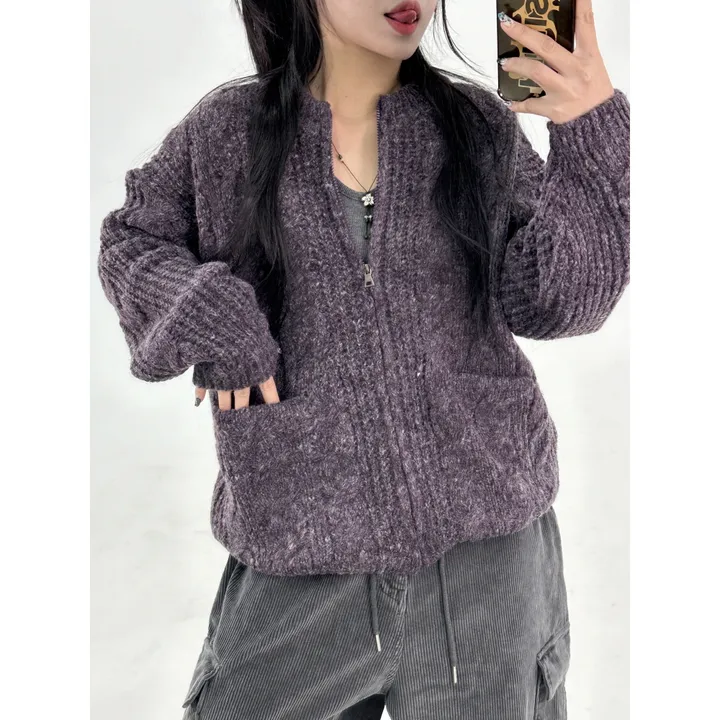 코지 러블리 포켓 포인트 케이블 니트 집업(4color/3-5일 여유주문) 상세 이미지 37