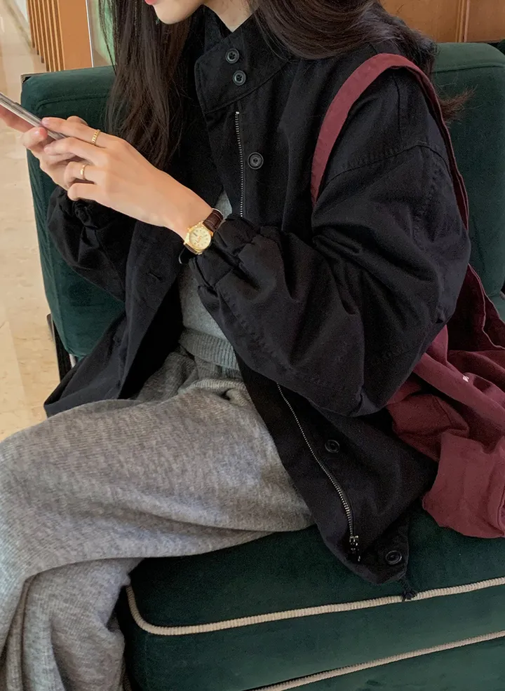 원가이하 세일 반품 교환 불가 야상 박시 루즈핏 봄 자켓 3컬러 가을 봄 옷 여행 점퍼 빅사이즈 남여공용 점퍼 상세 이미지 13