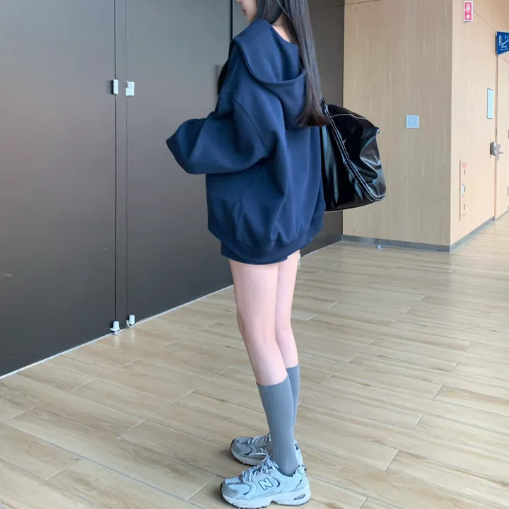 *단독제작/당일* [여름밤에도🕶/힙커버] 빅포켓 오버핏 후드티 + 반바지 set 셋업 투피스 아방핏 루즈핏 하의실종 상세 이미지 12
