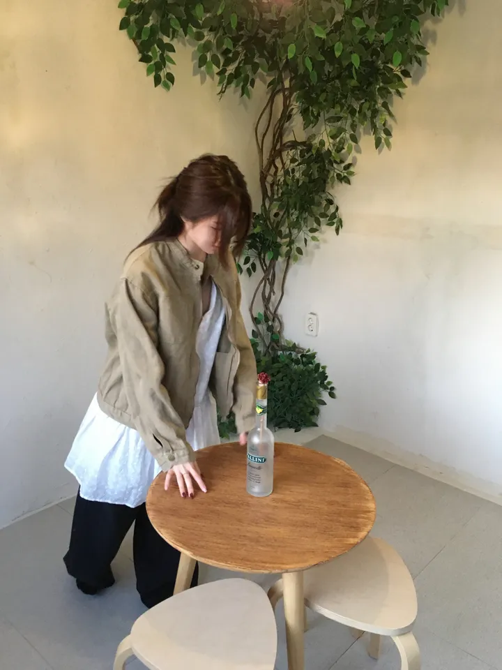 [봄신상💐](2colors/주문폭주🎉/투웨이) 빈티지 블루종 코튼 면 라이더 점퍼 자켓 jk 상세 이미지 23