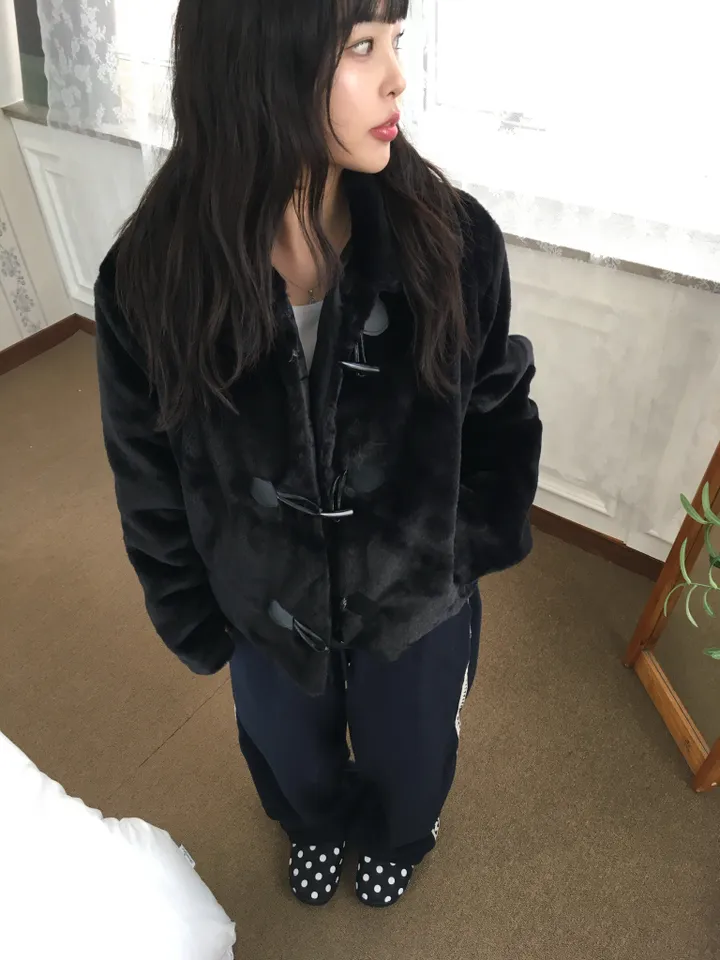 (2 color) 퍼 떡볶이 누빔 숏 코트자켓 상세 이미지 22