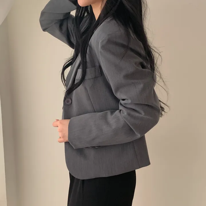 [기획/필수] 오늘도 예쁘게, 모니카 원버튼 숏자켓;4col 상세 이미지 14
