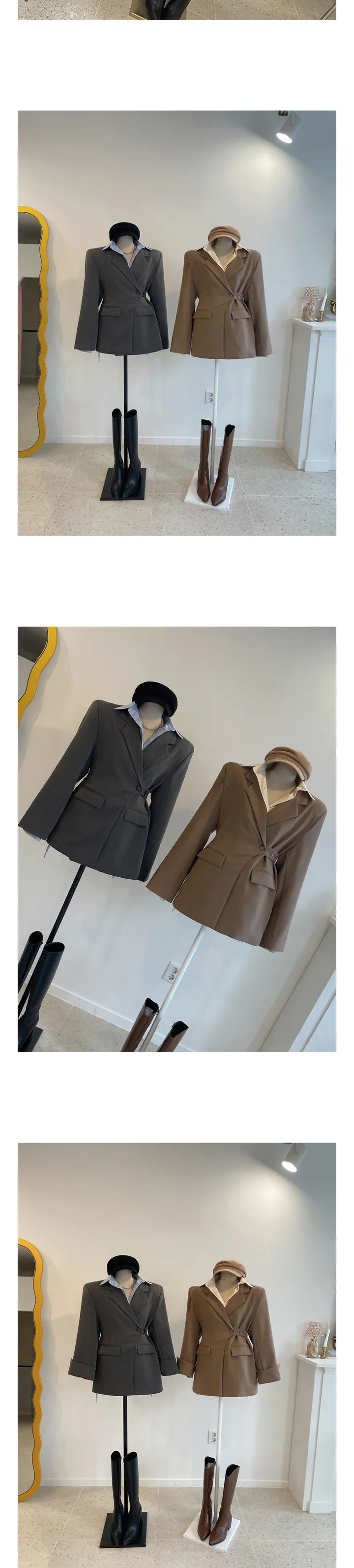 [최저가/당일출고] 라쉬 언발버튼 자켓 상세 이미지 10