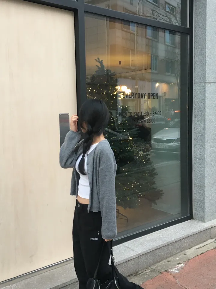 [문의폭주/봄신상💕] 데일리 포근 라운드 니트 가디건 (3color) 상세 이미지 10