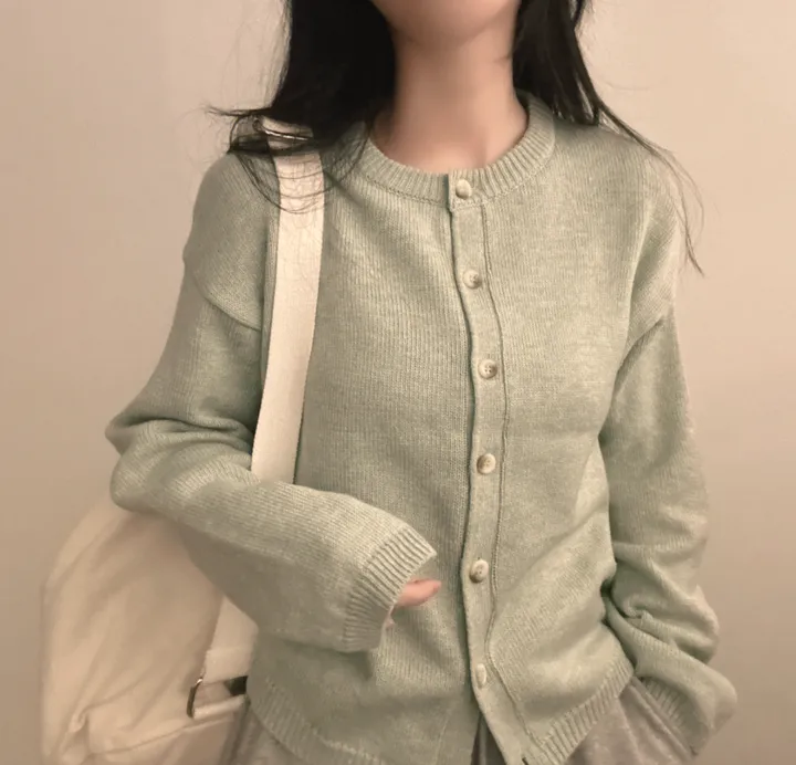 [캐시울10%/여유핏~!] 퀄리티 높은 봄 데일리 니트 가디건 6color 상세 이미지 17