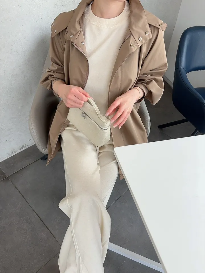 간절기 루즈핏 A라인 후드 바람막이 점퍼 상세 이미지 29