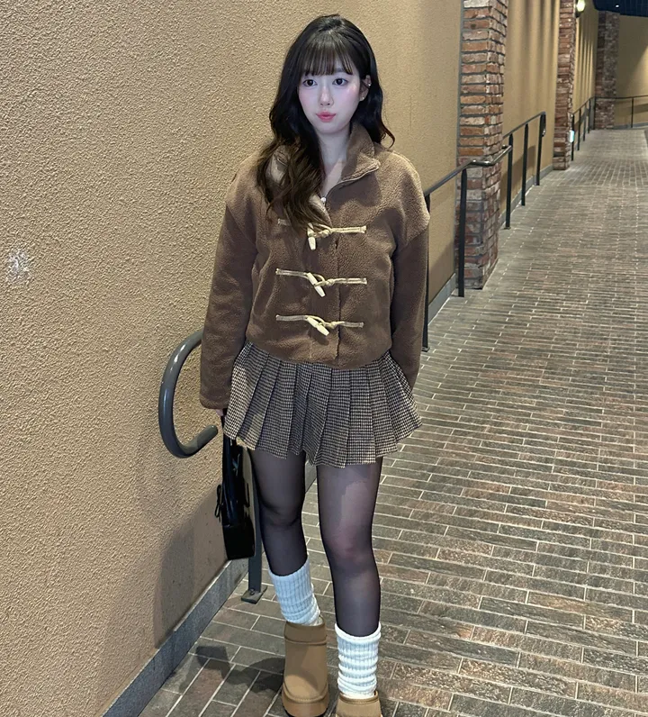 🚀season off SALE🚀[왕따뜻/갓성비🤍] 반목카라 양털 뽀글이 플리스 누빔 떡볶이 집업 숏자켓 3color 상세 이미지 28