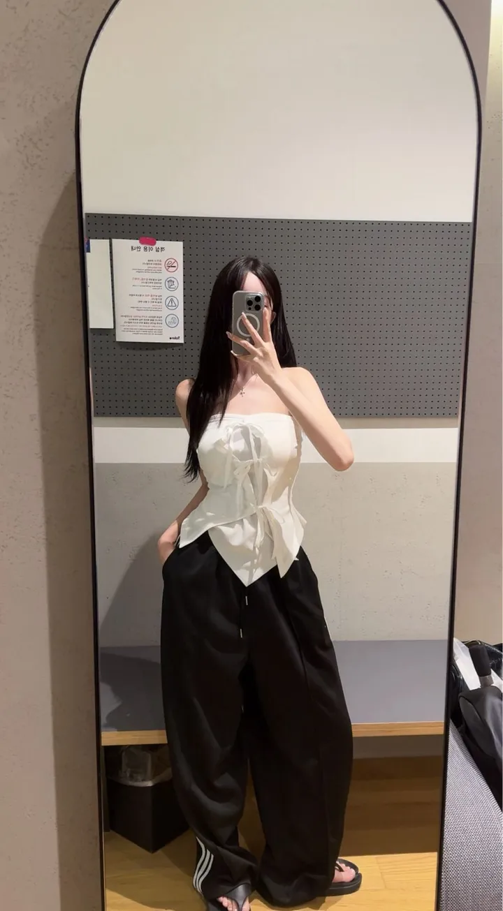 리뷰극찬[사장소장*.*high quality🙋🏻🩶] 콜드 트랙 저지 팬츠 상세 이미지 18