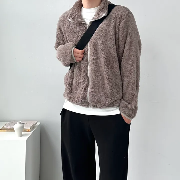 [당일발송!/1+1할인] 소프트 보들 플리스 집업 자켓 후리스 점퍼 아우터 남녀공용베이직플리스자켓 상세 이미지 60