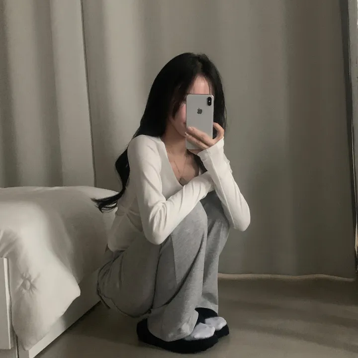 [간절기템!/여리핏🤍] 히피 셔링워머 크롭 긴팔, 이너티셔츠 - 4color 상세 이미지 21