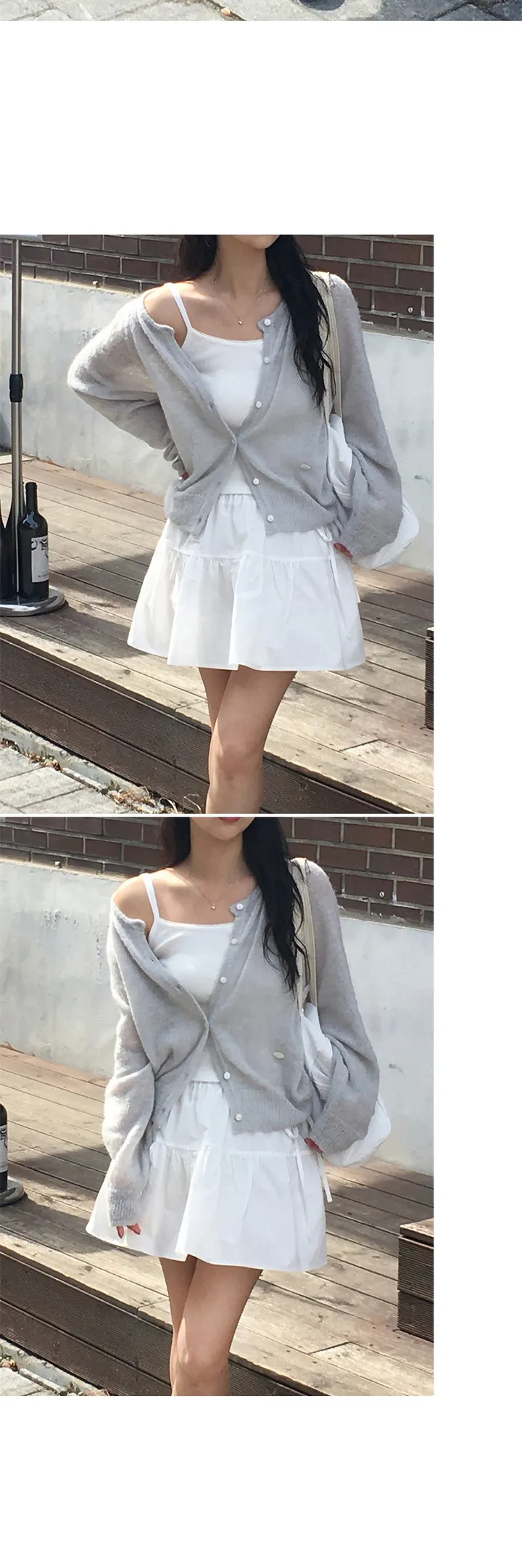 당일/봄가디건🌸 [here you] 퍼지 모헤어 cardigan - 5color (벚꽃룩/울가디건/모헤어니트/나들이룩/봄니트) 상세 이미지 45