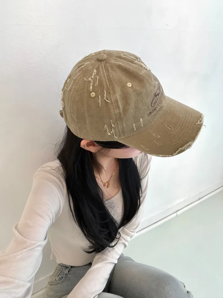 [🧢+팔찌+안경+캡가드증정❤/묶음할인✨] 캐피튜드 빈티지 리퍼 이파워 프리젠츠 볼캡 - 연예인핏 데일리 남녀공용 소두핏 레트로 소두핏 대두커버 연예인 아이돌 사계절 커플 모자 상세 이미지 120