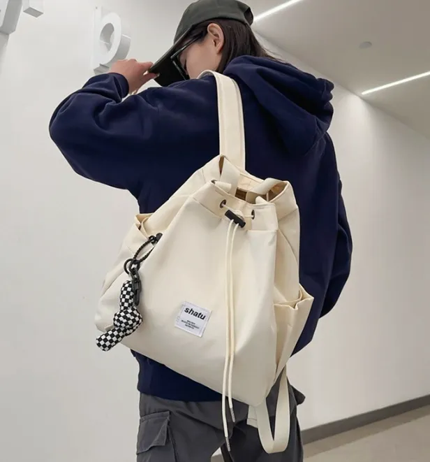 (4컬러/보부상가방)아이패드백팩 나일론 가벼운가방 투웨이백 상세 이미지 13