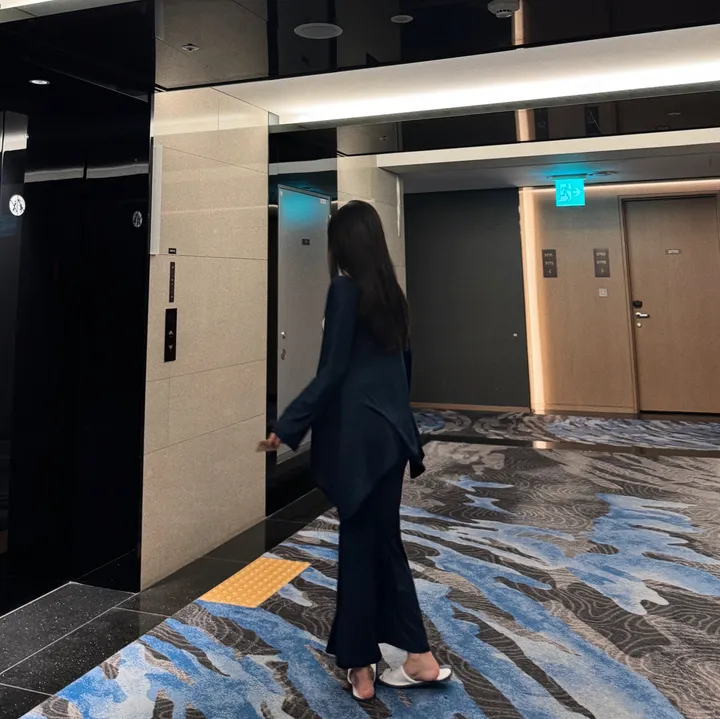 [자체제작]촉촉 셔링 나시 가디건 세트 상세 이미지 13