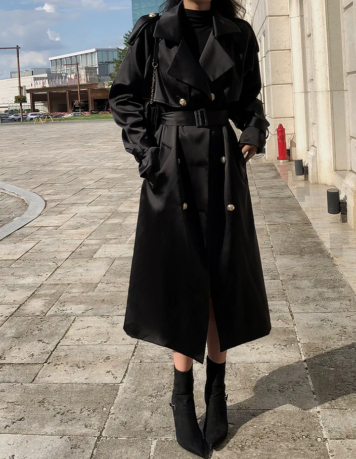 [🖤자체제작🚀바로발송]하이퀄리티 무드 트렌치 코트 상세 이미지 25
