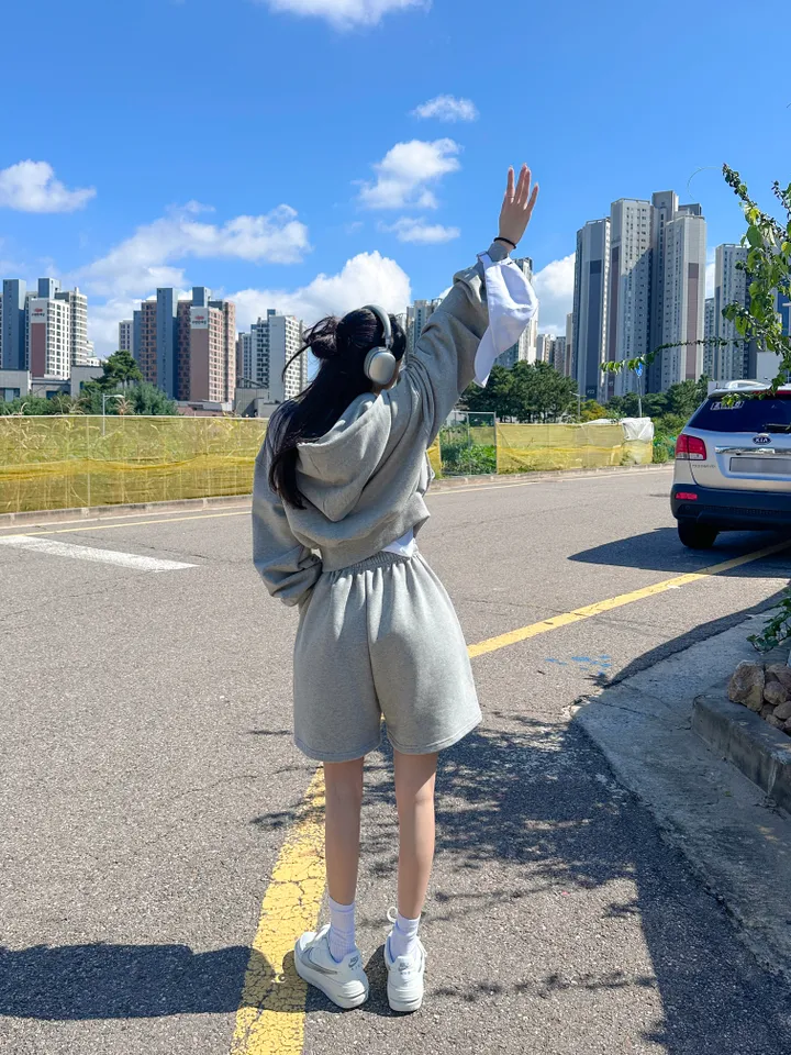 [브랜드퀄/허리잘-록] made 알론 아방핏 투웨이 후드집업 봄후드집업 봄트레이닝 봄자켓 상세 이미지 9