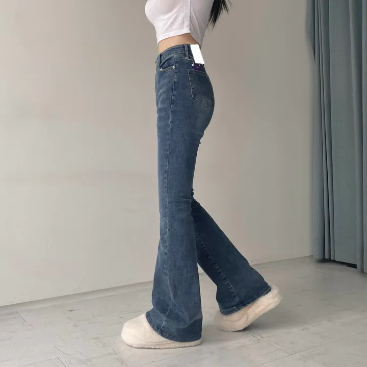 [인생팬츠/기장선택/~2XL] 빈티지 워싱 스판 하이웨스트 부츠컷 데님 롱 팬츠 - 6color 상세 이미지 51