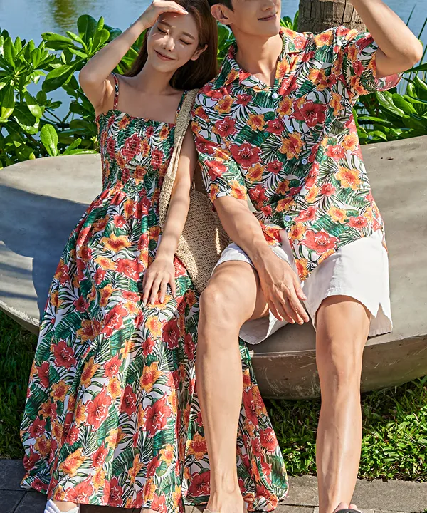 [당일발송] 하와이안 선데이 커플룩 (커플가💕)