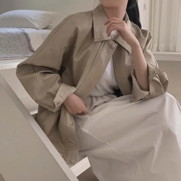 [고퀄리티] 자체제작 #크치Made 매트 이프온리 스프링 나그랑 레더 자켓 - jk 상세 이미지 36
