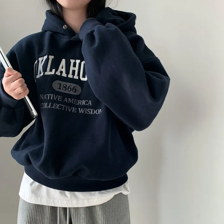 [대박핏보장✨/98%만족/진그레이 당일출고!] 자체제작 #크치Made 꿈에 나온 핏, 오클라호마 1866  양기모 맨투맨 긴팔 후드티 ; 5컬러 상세 이미지 169