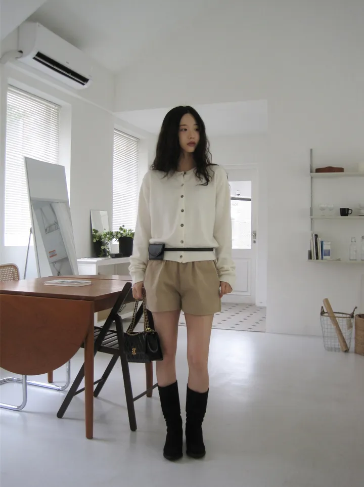 카디건 모델 착용 이미지-S1L76