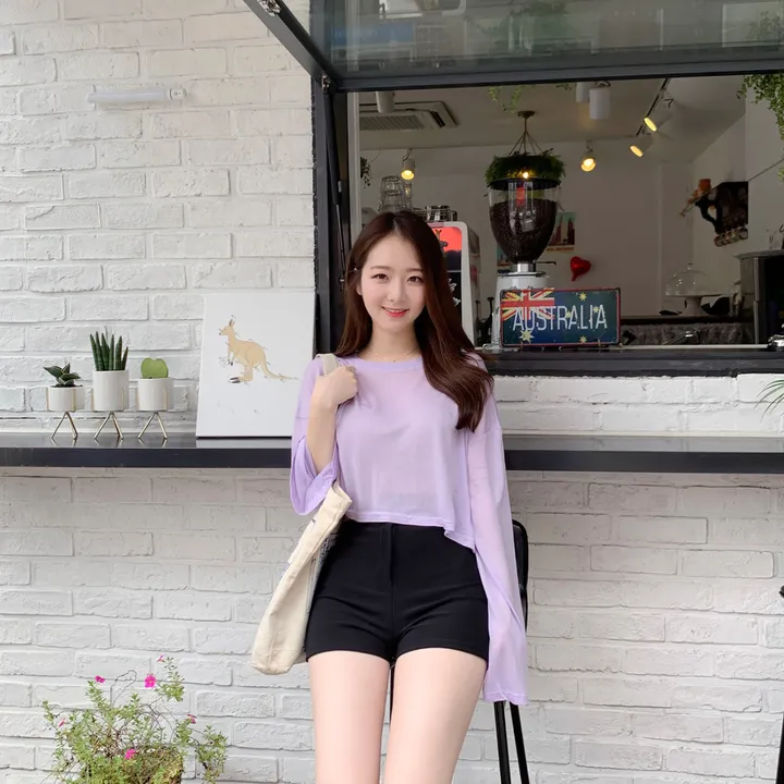 [허리쏘옥/착붙핏] 애플 뒷포켓 스판 하이웨스트 반바지 상세 이미지 17