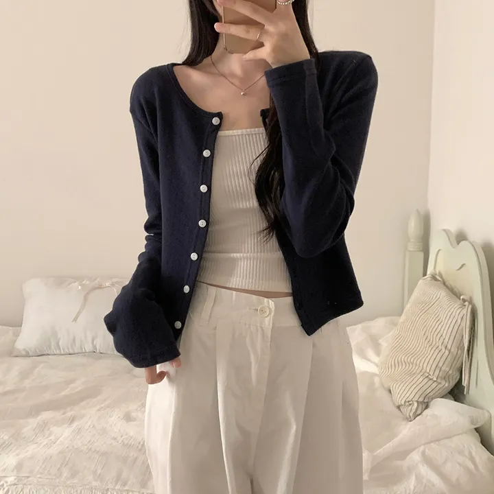 로로 펀칭 가디건 (8color) 상세 이미지 152