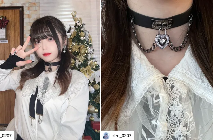 주폭 [초커+목줄세트]키치 하트,포켓걸,실버벨 초커 남자친구 이벤트남친선물 이벤트소품 코스프레소품 목줄초커 초커세트 상세 이미지 47