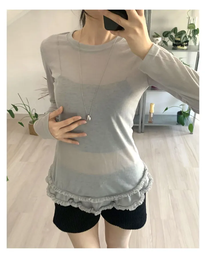 *당일출고*MD강추템🩶최저가 써클 체인 볼드 롱 데일리 목걸이 상세 이미지 7