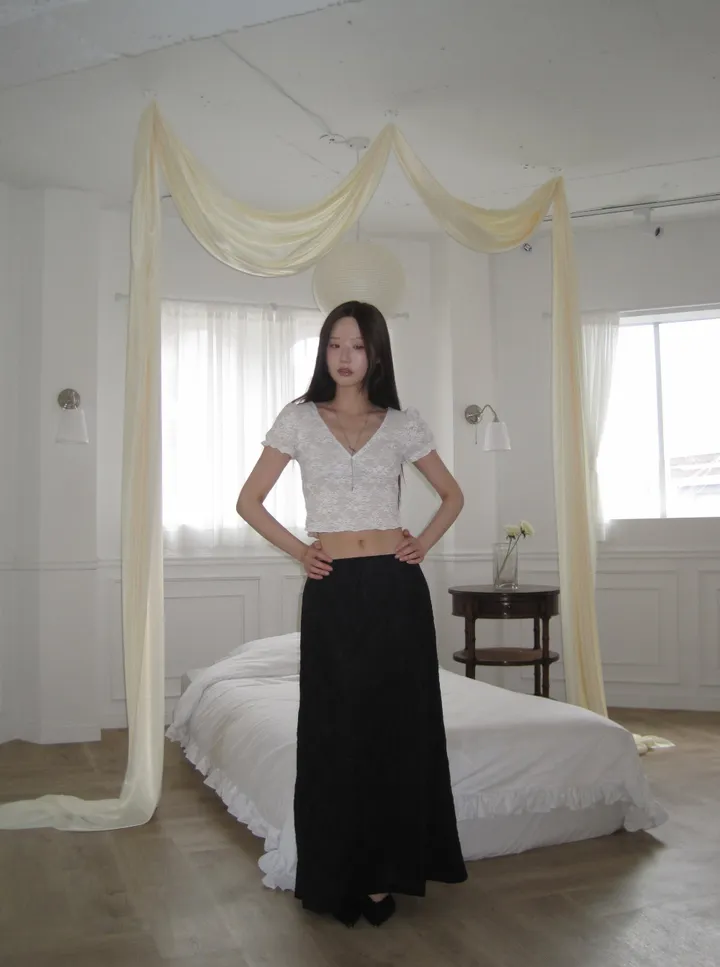 반팔 티셔츠 모델 착용 이미지-S1L31