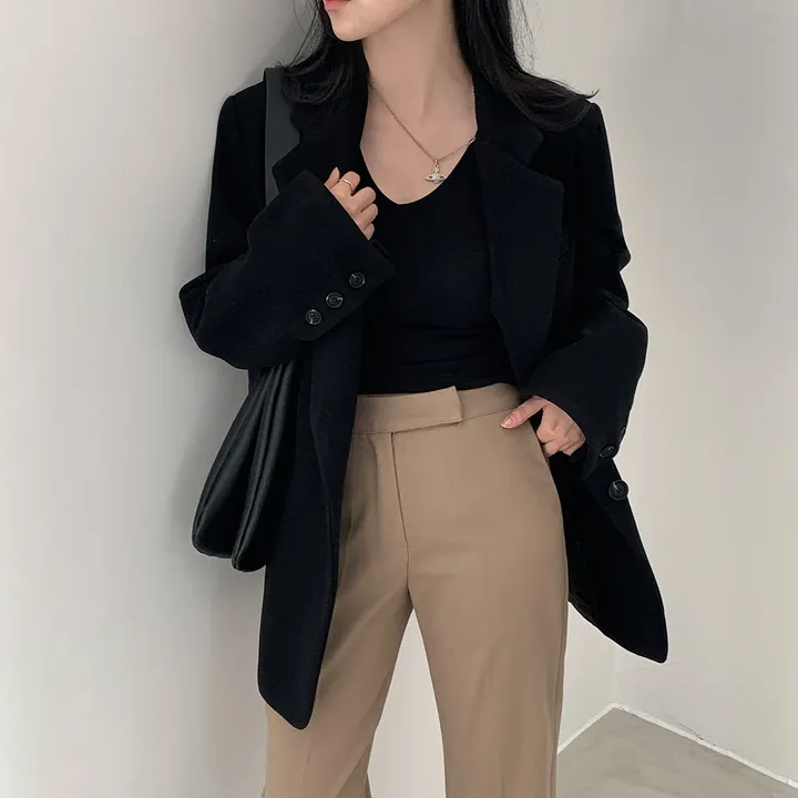 [wool100%/브랜드공정]  윈터 싱글 투버튼 카라 리얼 울 자켓 블레이저 - jk 상세 이미지 62