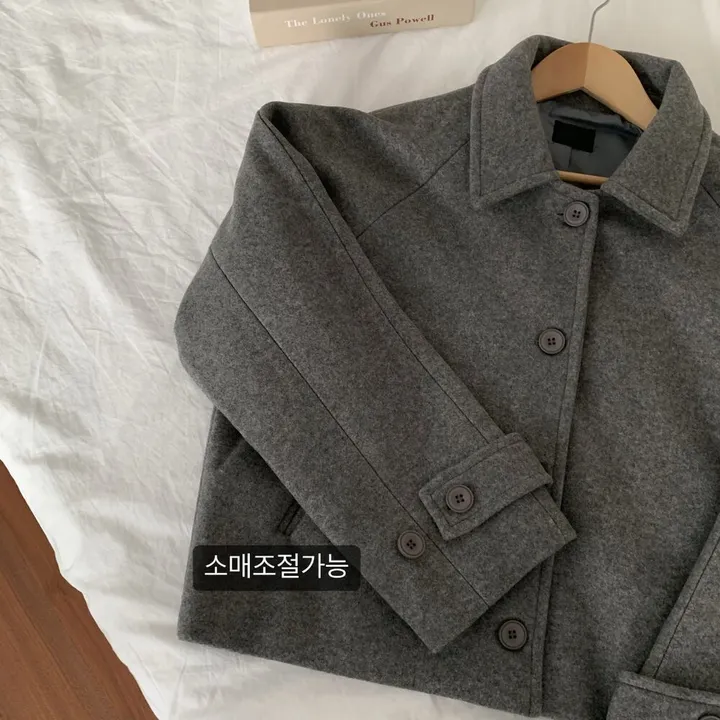 [도톰/따뜻해요] 아방핏 싱글 카라 소프트 숏코트 재진행 상세 이미지 2