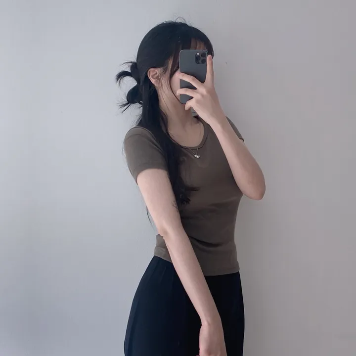 [11color/인생반팔] 코튼 데일리 부드러운 무지 라운드 반팔 기본 티셔츠 - 11color 상세 이미지 31