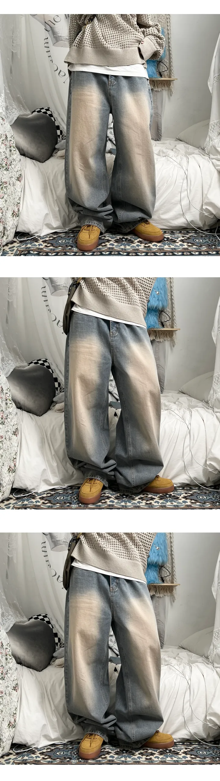 wham sand denim wide pants (2color) 상세 이미지 6