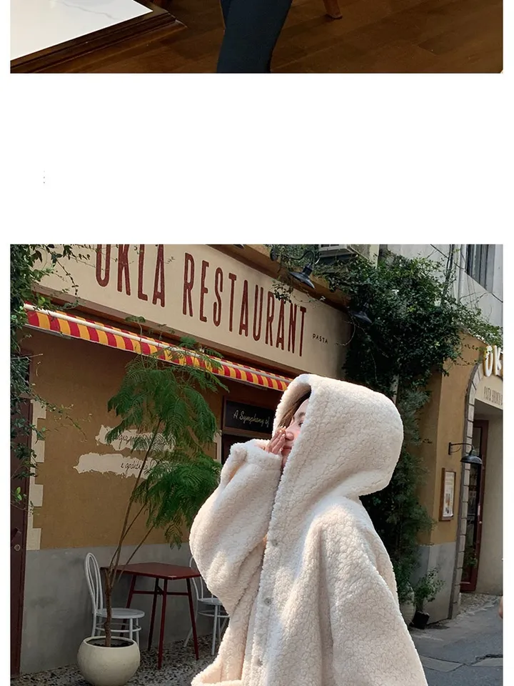 피글렛 양기모후드 무스탕 오버핏 후드집업 후리스 오버핏자켓 오버핏후드티 기모후드집업 투웨이후드집업 후드가디건 상세 이미지 8