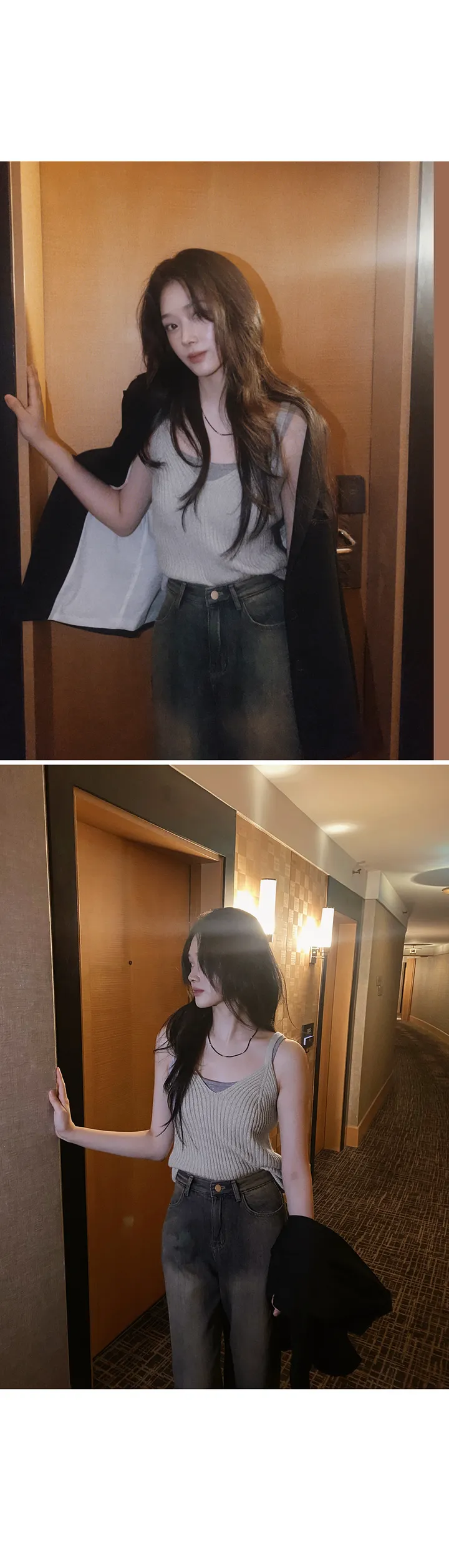 [🤎후들핏/빈티지데님] 모어와이드 에어소프트 데님팬츠 (+베이직/롱ver) - 4 size (SLOWMADE/자체제작/키작녀/키큰녀/고퀄리티/디테일/와이드팬츠/기본템/웰메이드) 상세 이미지 53