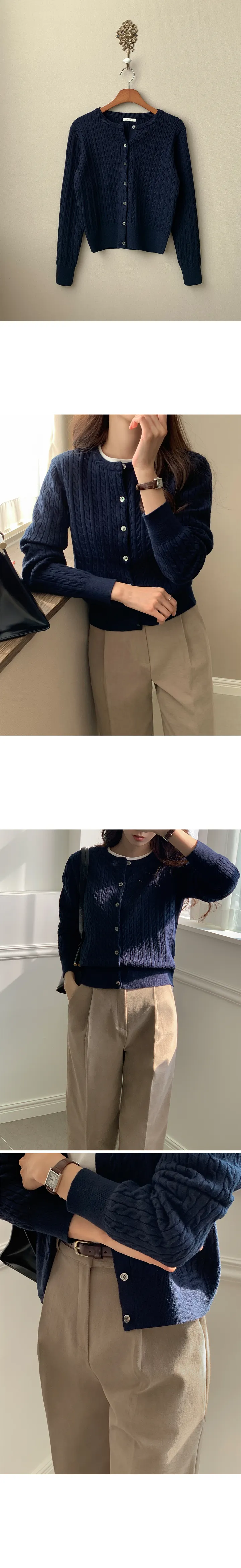 [4천장돌파][MADE] 카미유 소프트 케이블 니트 가디건 상세 이미지 22