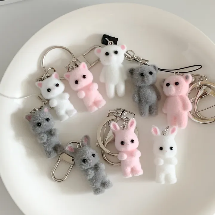 [🐻🐰🐱] 귀여운 아기 토끼 곰돌이 곰 고양이 키링 상세 이미지 13