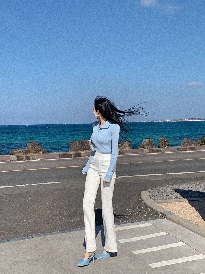 단독) 볼링레직기밴딩부츠컷 pants 💗2ver.숏/롱 (xs사이즈,숏기장 추가!) 상세 이미지 7