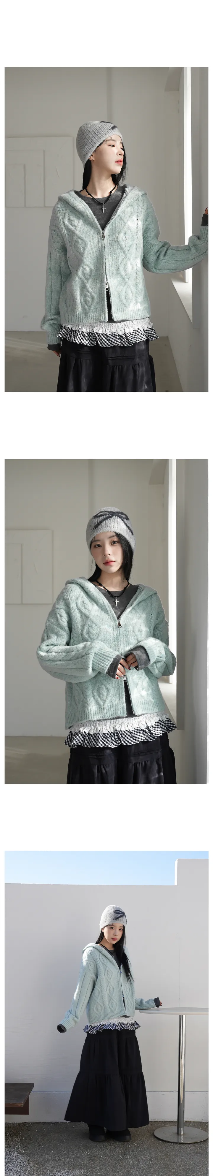 메이소 앙고라 리본 비니 상세 이미지 9