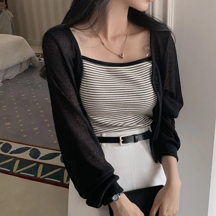 [햇빛차단☀️/블랙 당일출고!] 자체제작 #크치Made 순애 린넨 세미 크롭 볼레로 여름가디건 - cd (장마룩,워터밤,흠뻑쇼 필수템) 상세 이미지 69