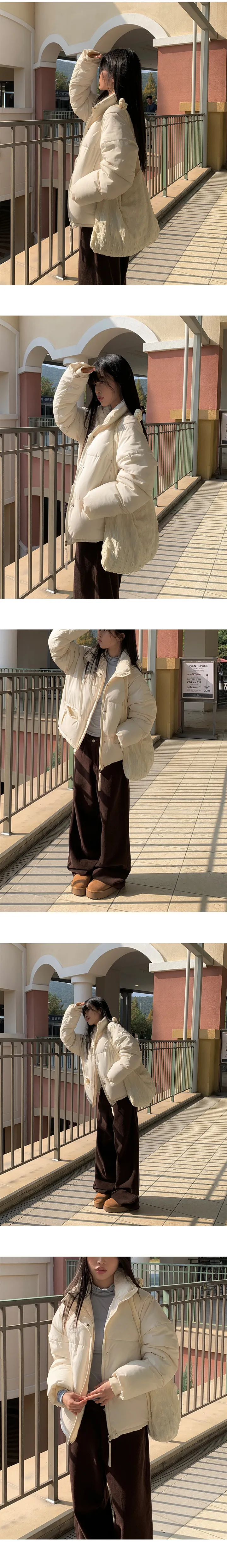 [웰론100%] 네드 푸퍼 오버핏 숏 패딩 (3color) 상세 이미지 14