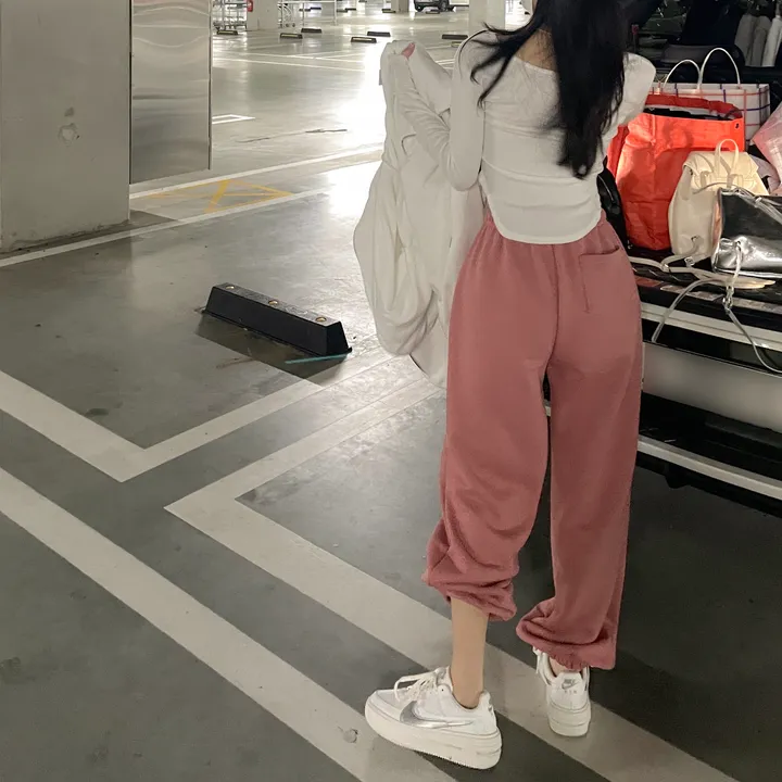 [8color/MADE] 하이퀄리티 웨하스 탄탄 와이드 조거팬츠 봄트레이닝 상세 이미지 59