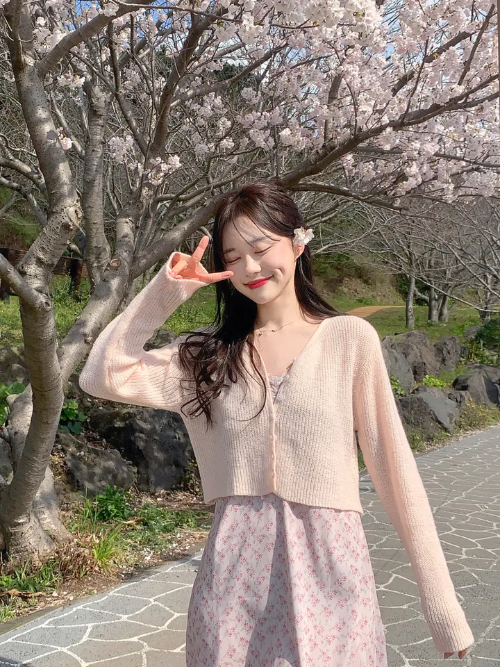 [MADE][봄필수템💕/벚꽃룩/데이트룩🎀] 로제 스프링 하찌 가디건 (7color) 상세 이미지 37