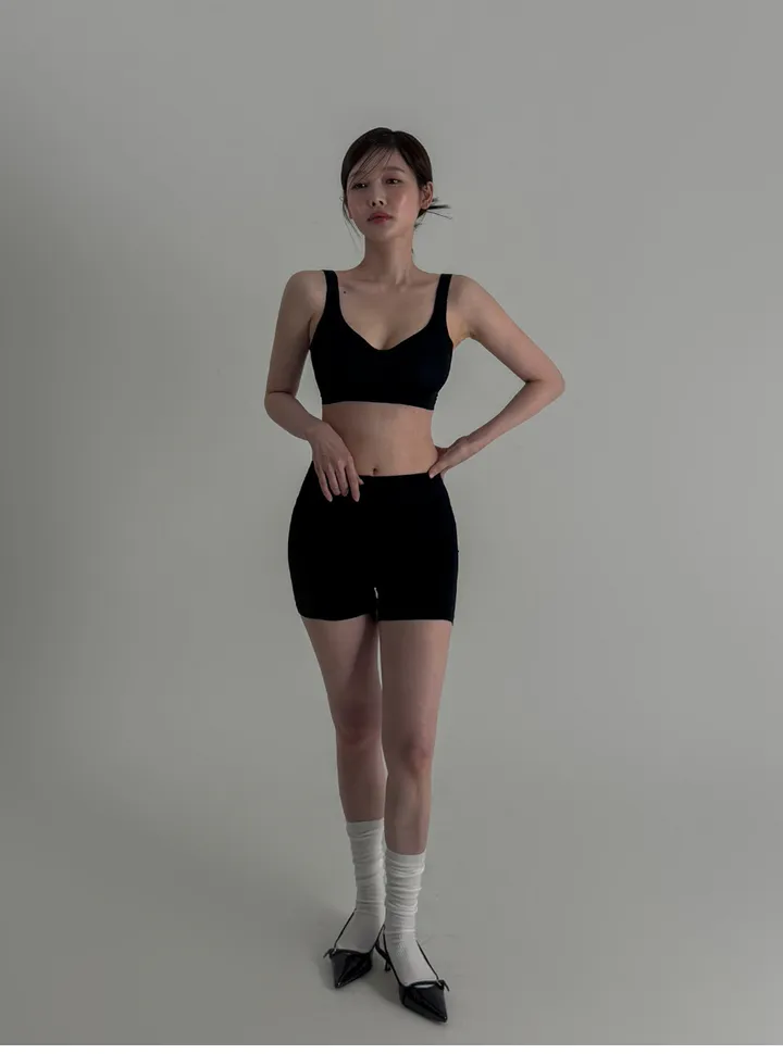 [빅사이즈 M ~ 3XL] 4colors 스킨핏 심리스 브라 큰컵브라 빅사이즈브라 상세 이미지 5