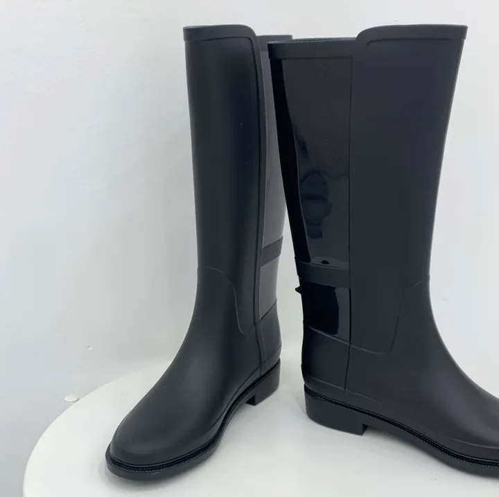 ★BLACKUP★ バックル ロング レインブーツ バックルロングレインブーツ | レディースファッション通販 - DHOLIC