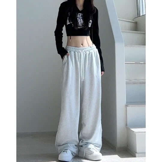 [3사이즈,6컬러] 데일리 롱 트레이닝 와이드 팬츠 상세 이미지 4